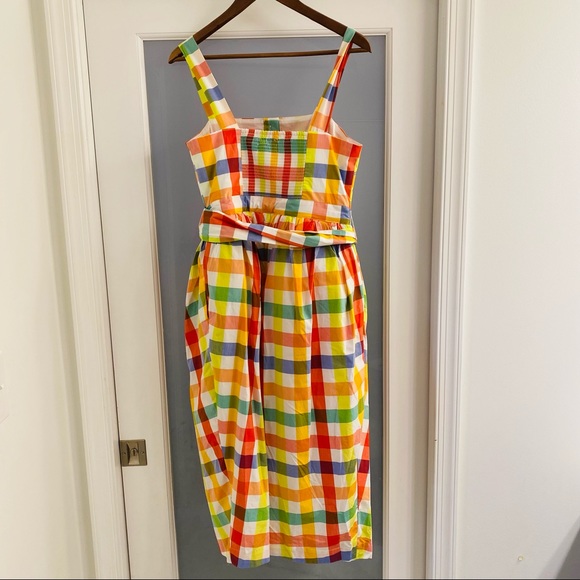 Christopher John Rogers Multi-color Plaid Dress - Picture 4 of 7